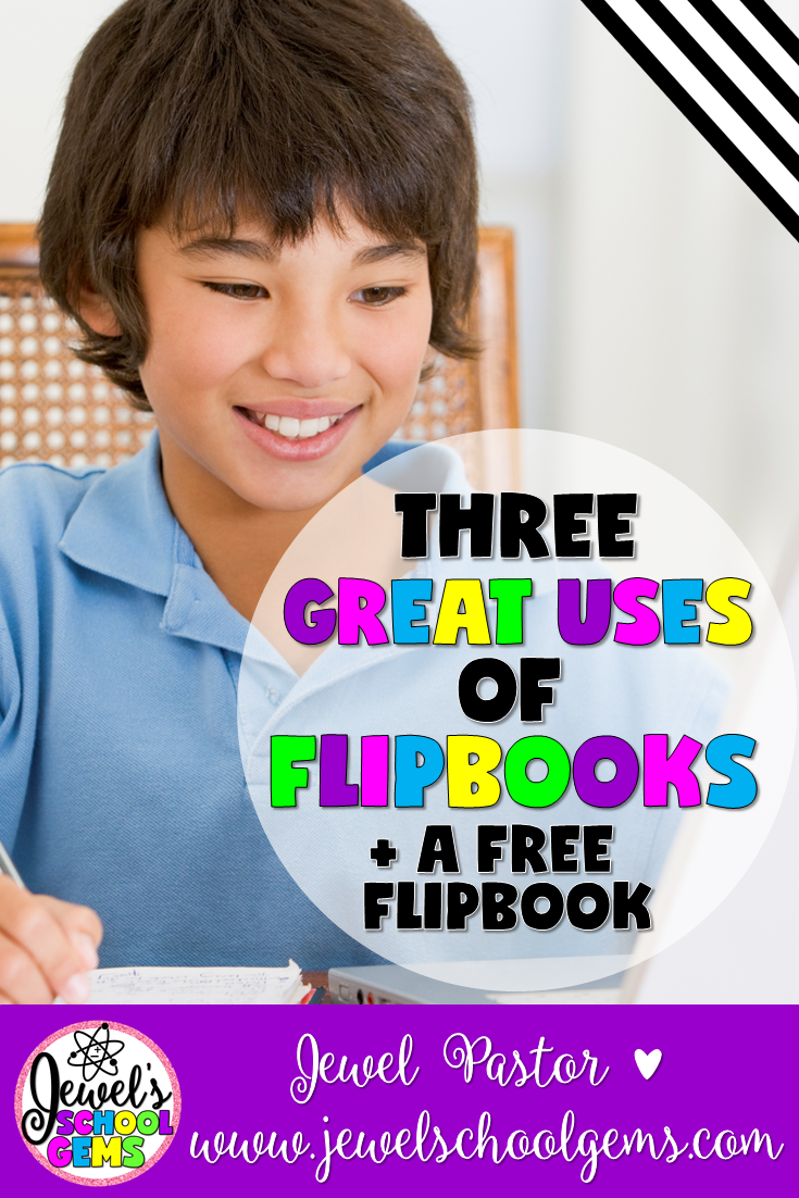 3 GREAT USES OF FLIPBOOKS by Jewel Pastor of Jewel's School Gems | Have you ever tried using flipbooks in the classroom? If you haven’t, well, you and your students are missing out! Not only are flipbooks a refreshing break from your usual textbook or worksheet, students also have a lot of fun assembling and filling them out. Flipbooks have tons of uses. Seriously, there are just so many things you can do with them, but for today’s post, I’ll talk about three great uses of flipbooks. Grab a freebie, too!