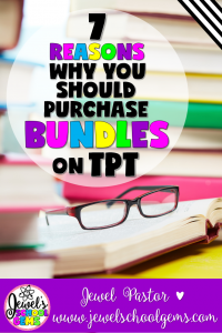 7 REASONS WHY YOU SHOULD PURCHASE BUNDLES ON TPT | Have you ever tried purchasing bundles on TeachersPayTeachers If you haven't tried it before, well here are 7 reasons why you should try it today!
