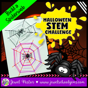 Spiderweb Halloween STEM Activity