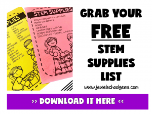 Free STEM Supplies List