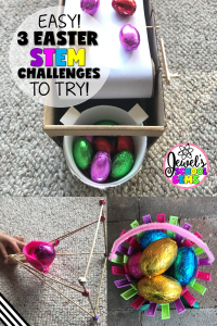EASY! 3 EASTER STEM CHALLENGES TO TRY! MUST DO! (PLUS AN EARTH DAY FREEBIE!) BY JEWEL'S SCHOOL GEMS | The Easter STEM challenges are here, and I promise, you and your students are going to love this trio! I also have a special gift for all of you. You can get my Bird Feeder STEM Challenge for FREE today!