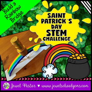 St. Patrick's Day STEM Activities Rainbow Bridge STEM