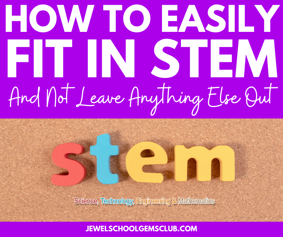 HOW TO EASILY FIT IN STEM AND NOT LEAVE ANYTHING ELSE OUT