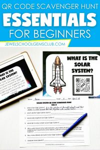 QR Code Scavenger Hunts by Jewel's School Gems Club